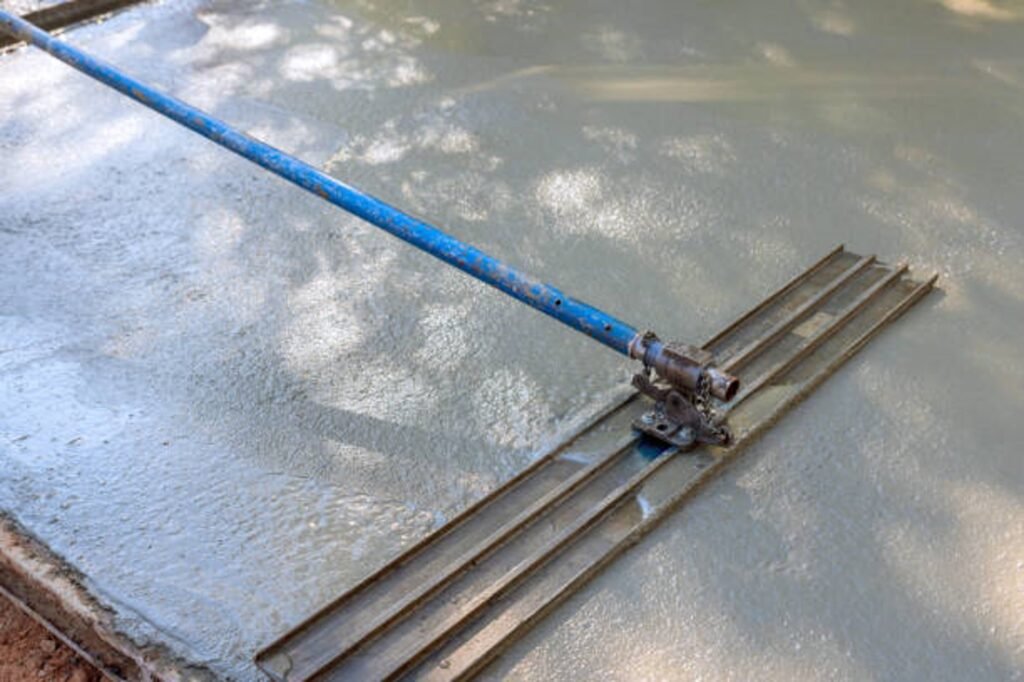 Foundation preparation area with grading and reinforcement setup before concrete installation in Parma Heights, OH